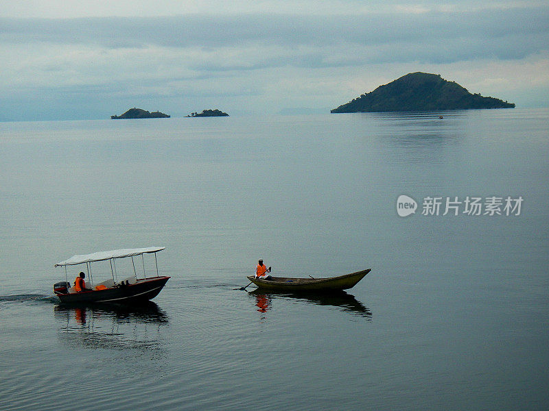 船和煤屑锥湖基伍贝萨尼Inn基布耶卢旺达