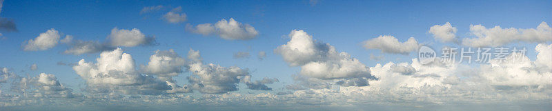 云和天空全景图