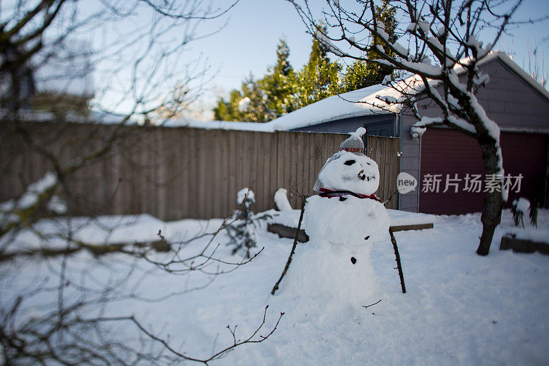 冬天的雪人