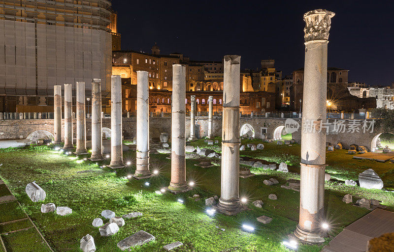 意大利罗马凯撒广场遗址