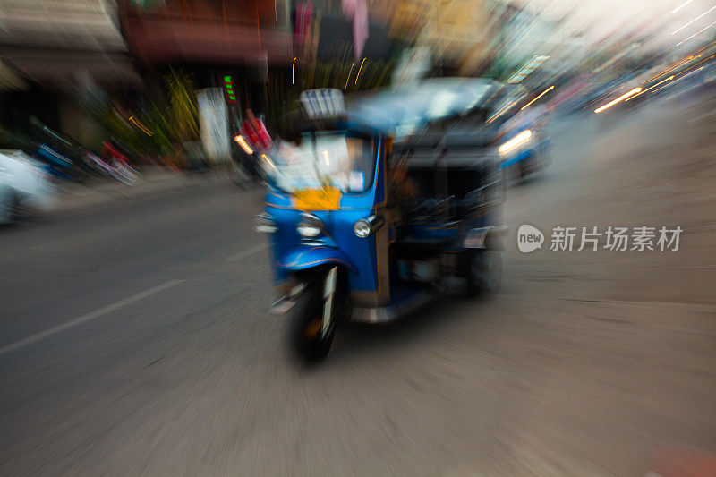 机动嘟嘟车在泰国曼谷