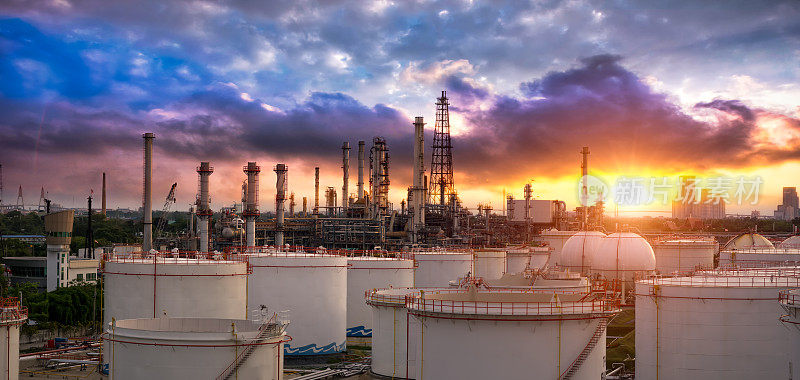 石油和天然气工业-炼油厂-日落石化厂