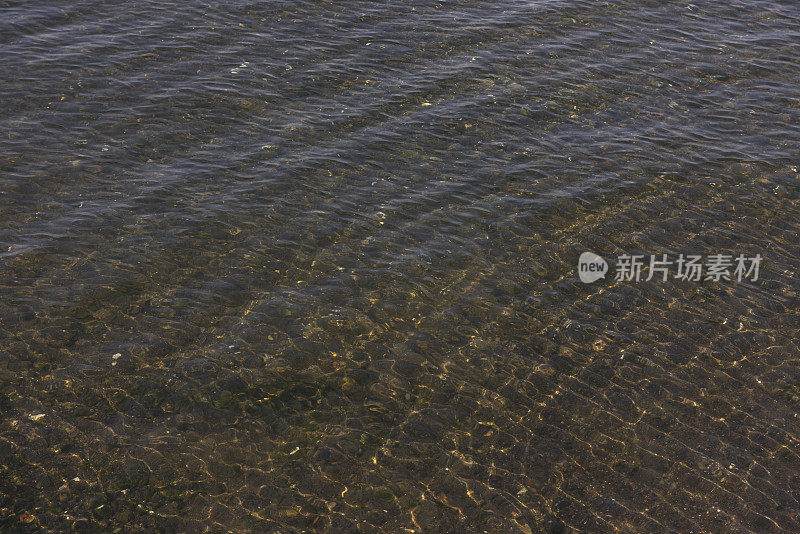 浅海的水面纹理背景