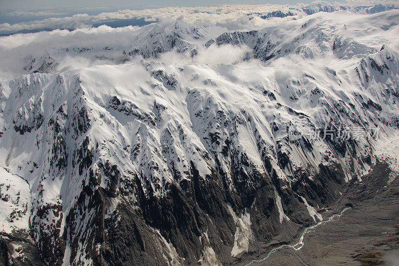 福克斯冰川航空，新西兰南岛