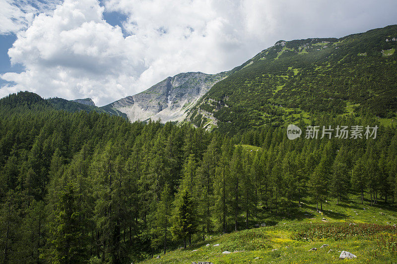 沃申内克(2388米)，位于上奥地利的东阿尔卑斯山