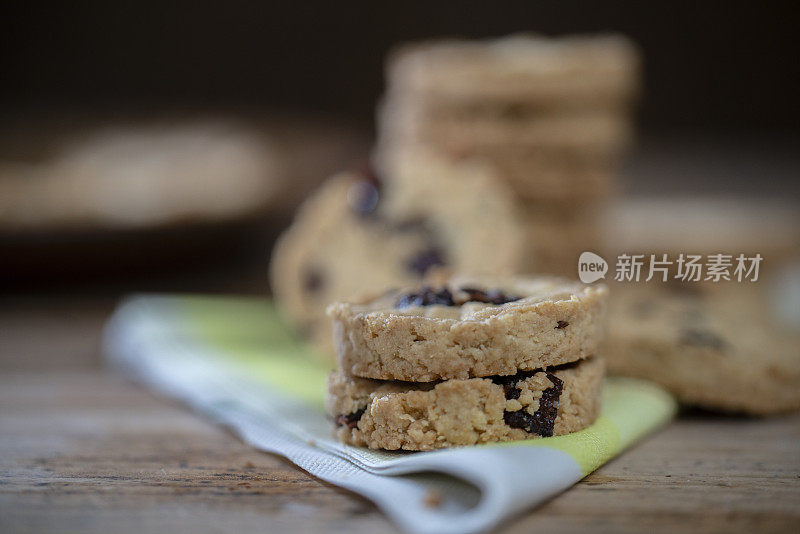 家里烤的蔓越莓饼干