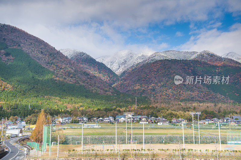 日本京都周边的乡村。