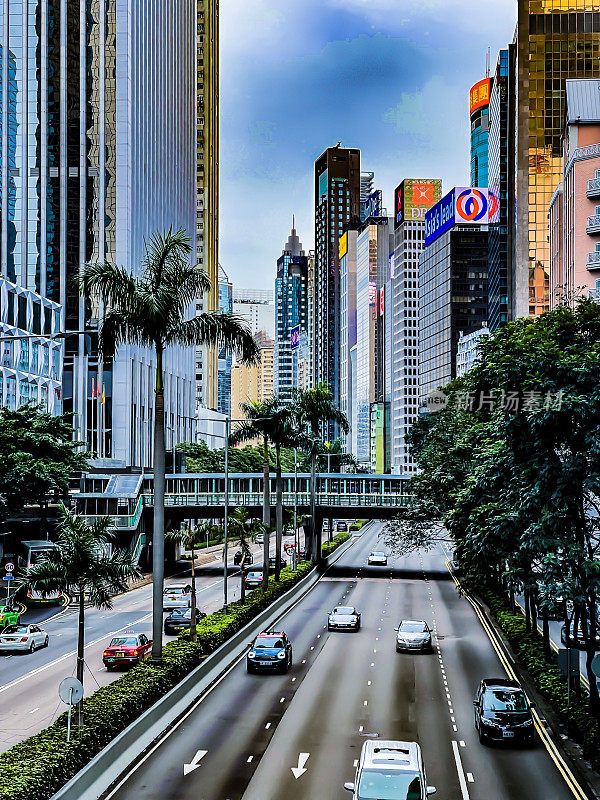 香港湾仔告士打道商业大厦观景