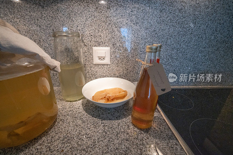 在家冲泡红茶菌