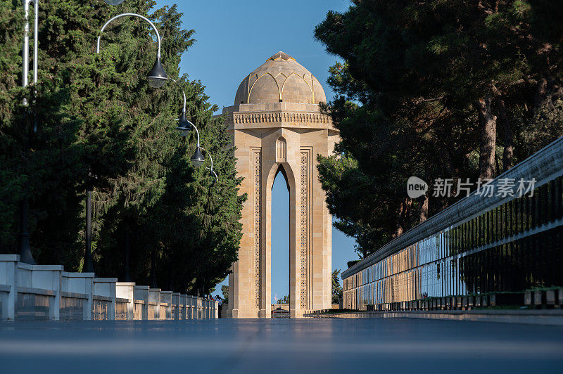 Shahidlar烈士纪念碑，巴库，阿塞拜疆