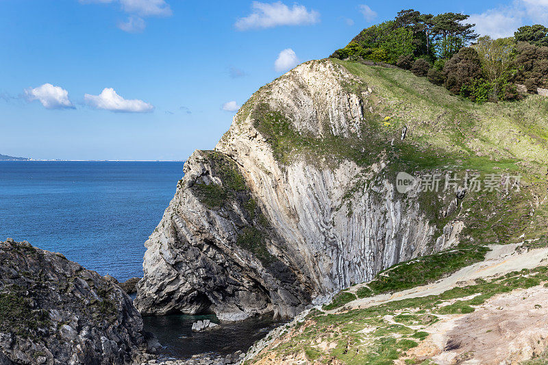 英格兰多塞特侏罗纪海岸线