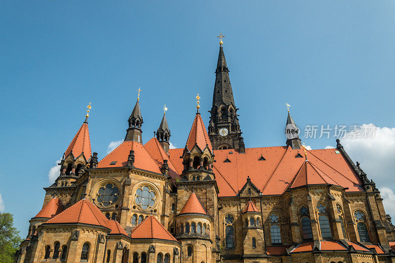 位于德累斯顿的加尼松教堂(Garnisonkirche)看起来像一座中世纪童话般的城堡