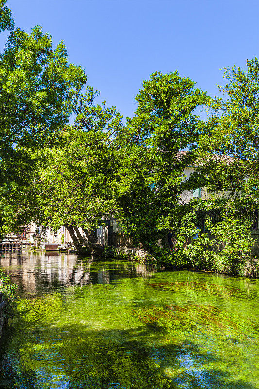 法国,我'Isle-sur-la-Sorgue