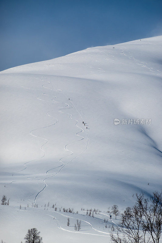 兰多内滑雪者