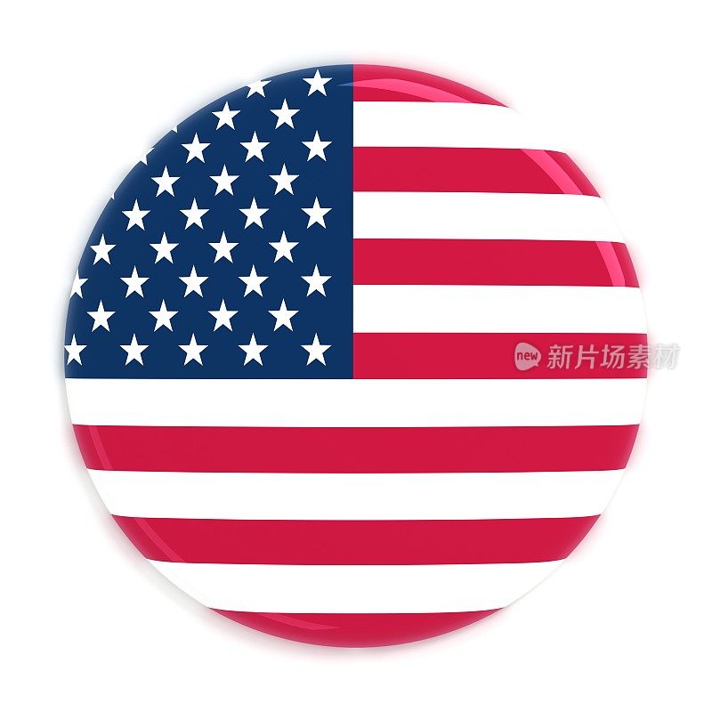 2020年美国大选美国国旗徽章