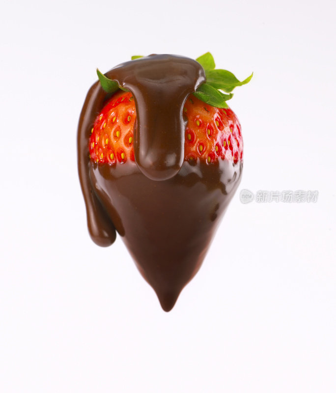 草莓配巧克力软糖