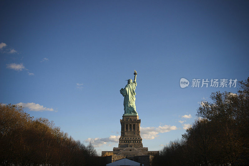 美国纽约，自由女神像