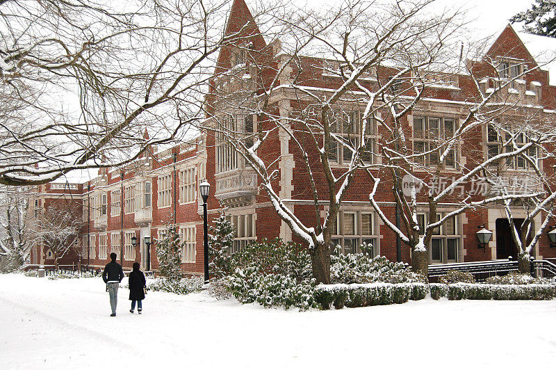 里德学院冬天下雪了