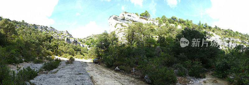 Luberon:靠近Gordes的Veroncle峡谷