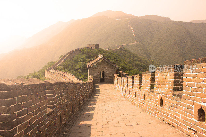 夏天长城，慕田峪，中国