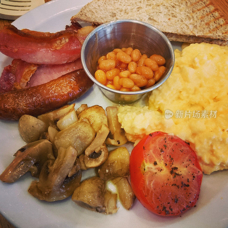 英语完整的早餐