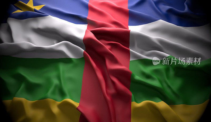 中非共和国，班吉国家官方国旗