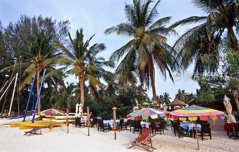泰国甲米省科菲菲海滩。