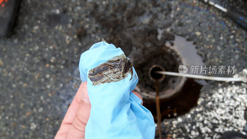 被污染的地下水