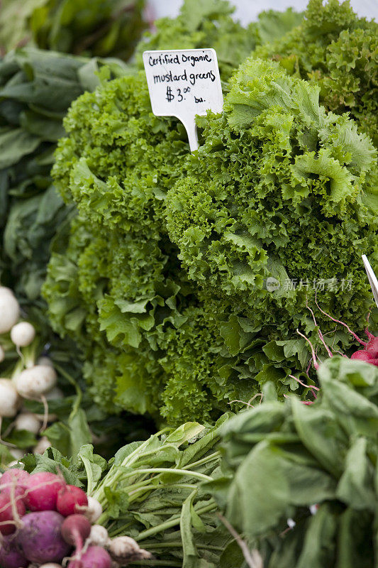 农贸市场新鲜农产品和蔬菜