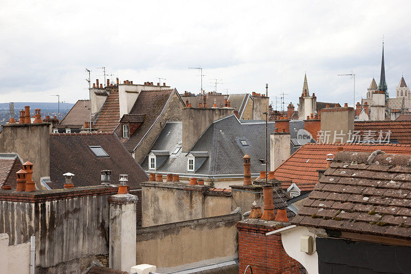 法国第戎的屋顶