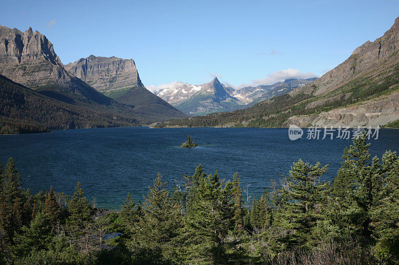 圣玛丽湖，冰川国家公园