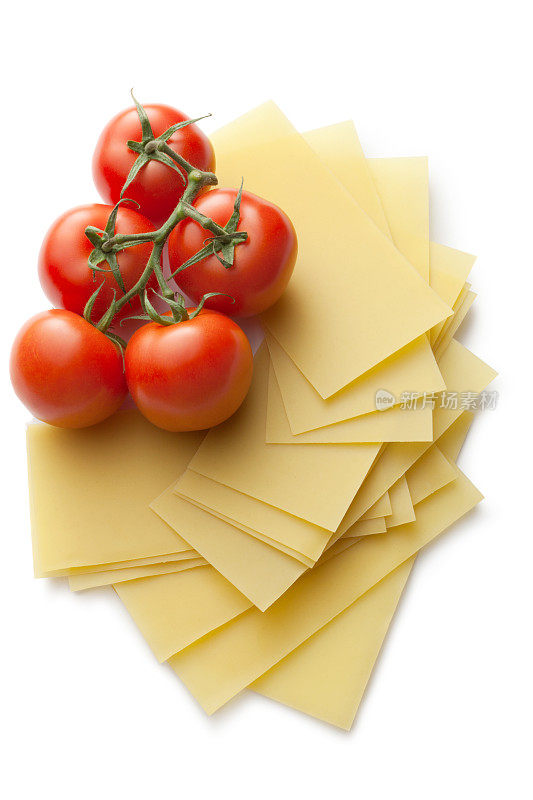 意大利食材:千层面和番茄