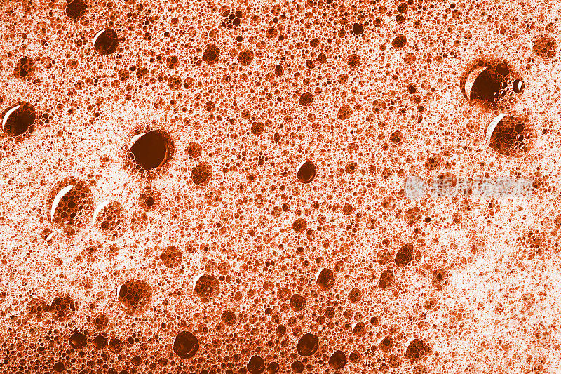 肥皂泡沫背景(棕色)