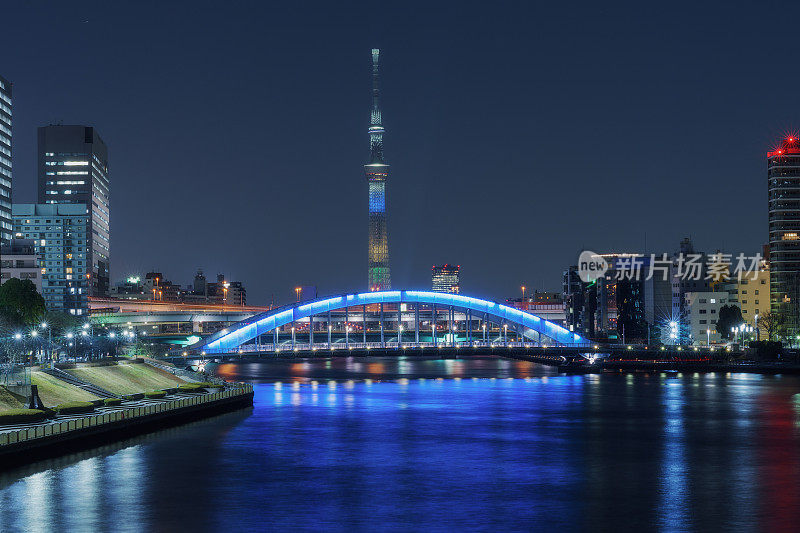 永泰桥和东京照明天空树