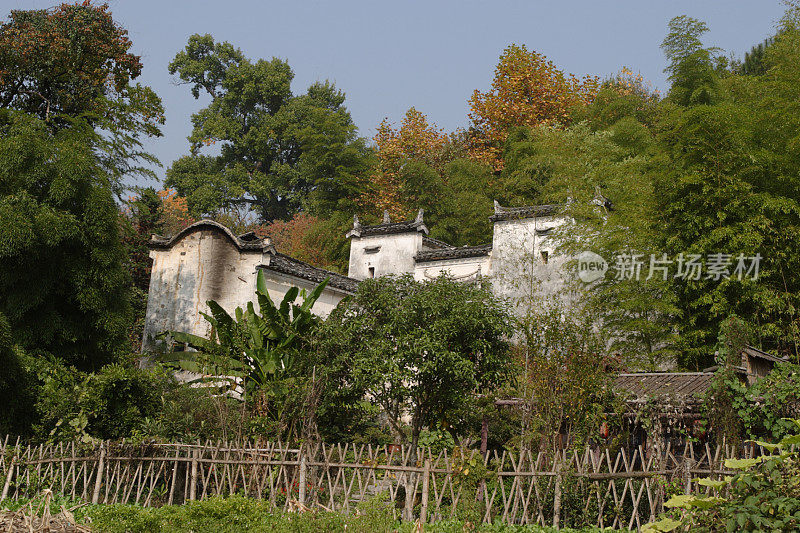 宏村的秋天，中国安徽省