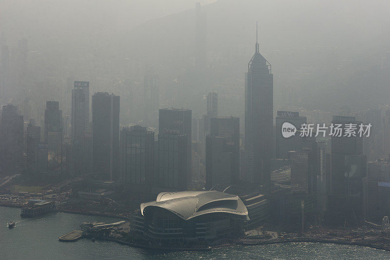 香港中环天际线