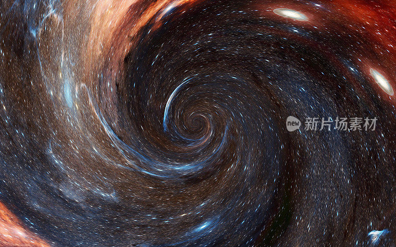 恒星的龙卷风黑洞宇宙星系虫洞平行世界物质吸收宇宙混沌星云恒星抽象宇宙背景