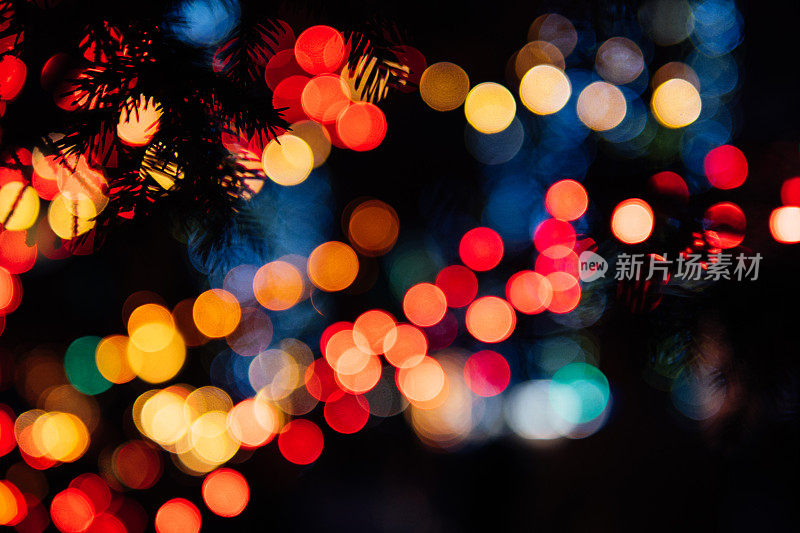 Bokeh，照明，城市灯光