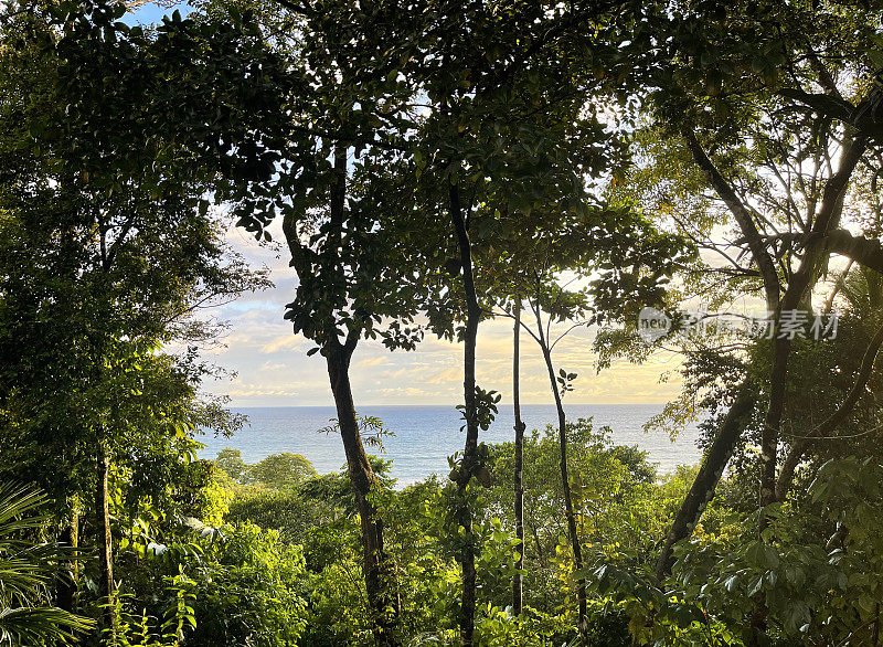 哥斯达黎加的乌维塔奥萨，引人注目的海岸景观