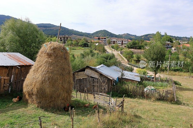 阿尔巴尼亚Korca附近的Voskopoja村