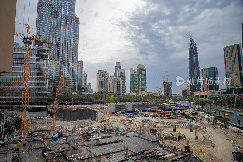 在迪拜建造新建筑
