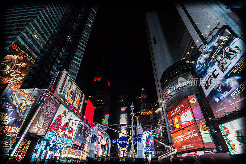 纽约时代广场，新年前几天