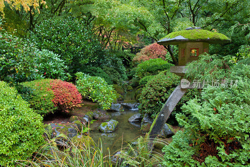 日式花园流