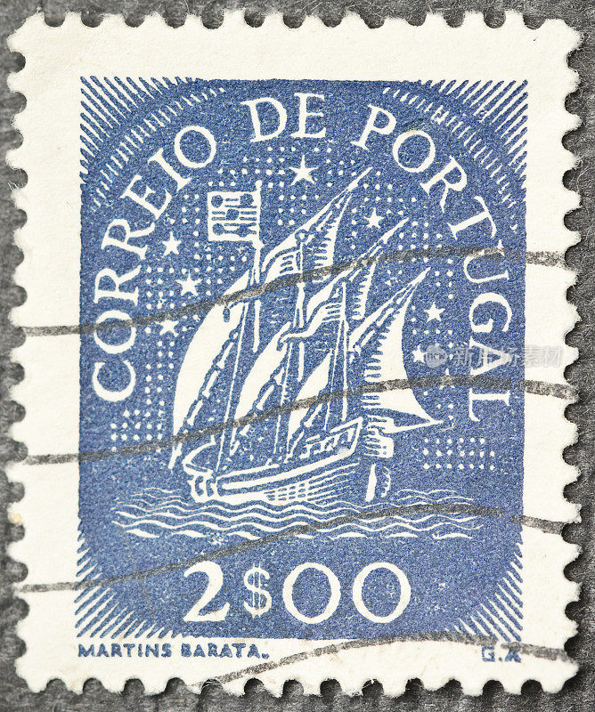 葡萄牙旧船邮票