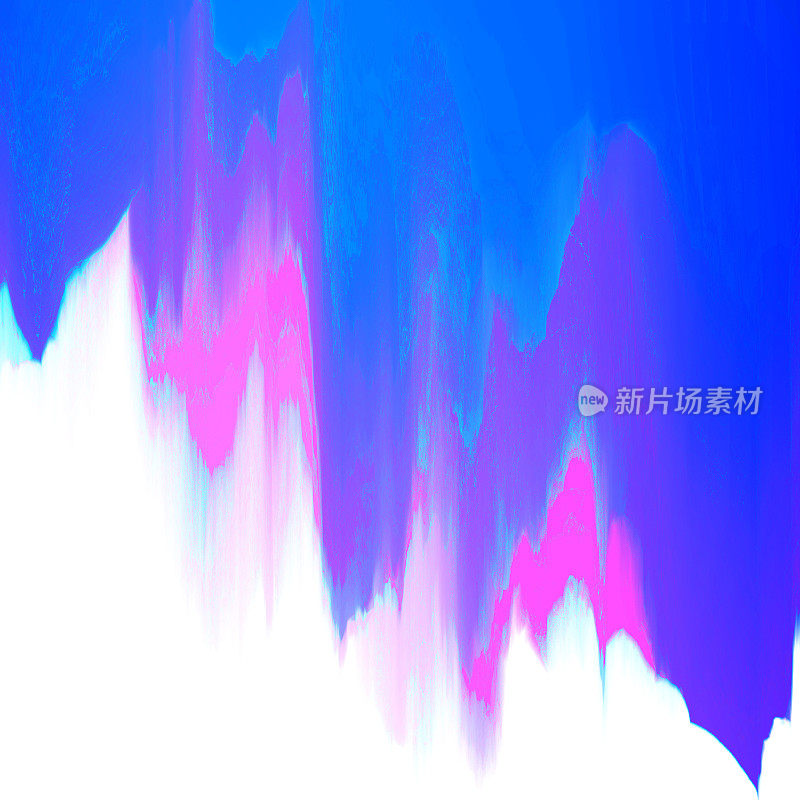 Glitch艺术抽象数字图形元素