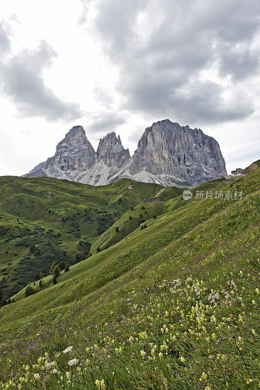 Sassolungo山