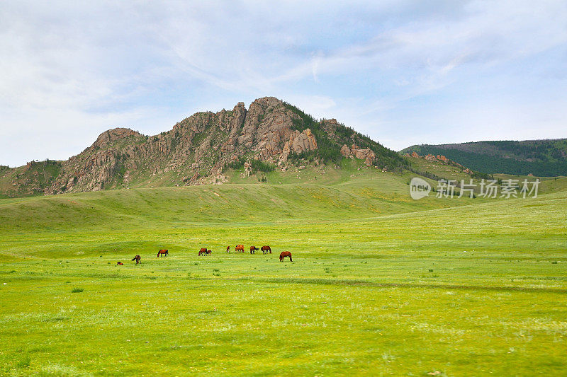 蒙古乌兰巴托的Gorkhi-Terelj国家公园