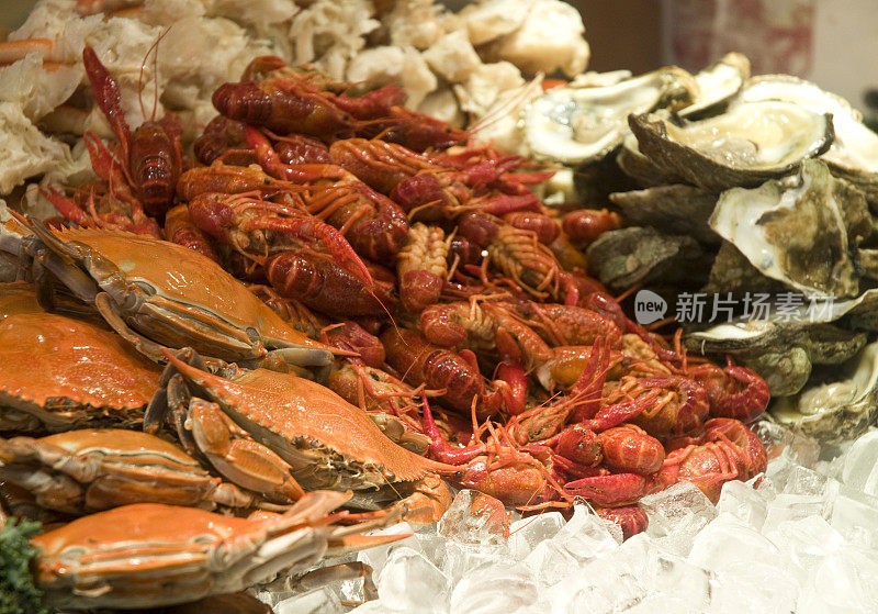 吃海鲜自助餐