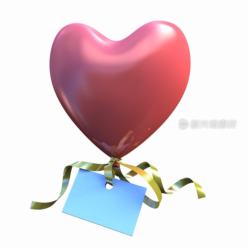 粉色balloon-heart