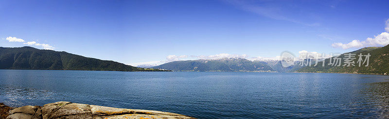 索格内峡湾全景